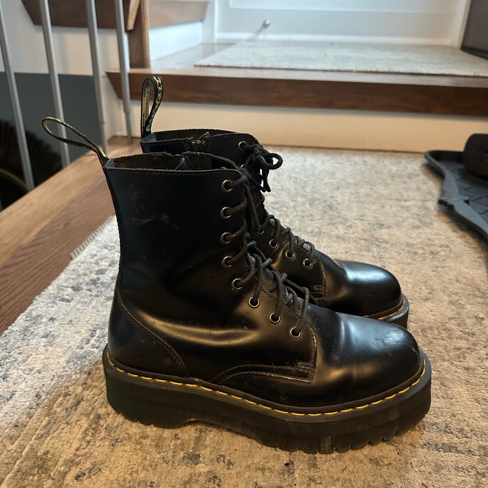 Dr. Martens Black Platform Boots